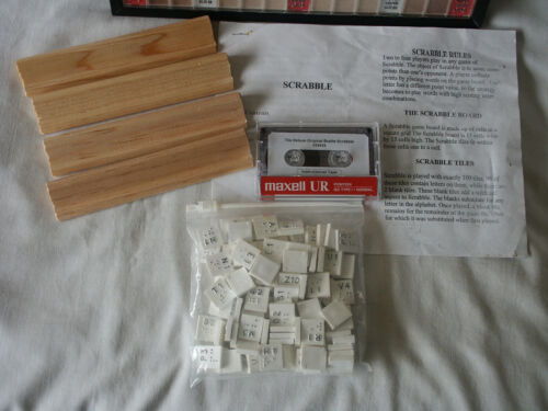Scrabble Deluxe Braille Game Blind Vision Impaired Complete - Picture 2 of 6