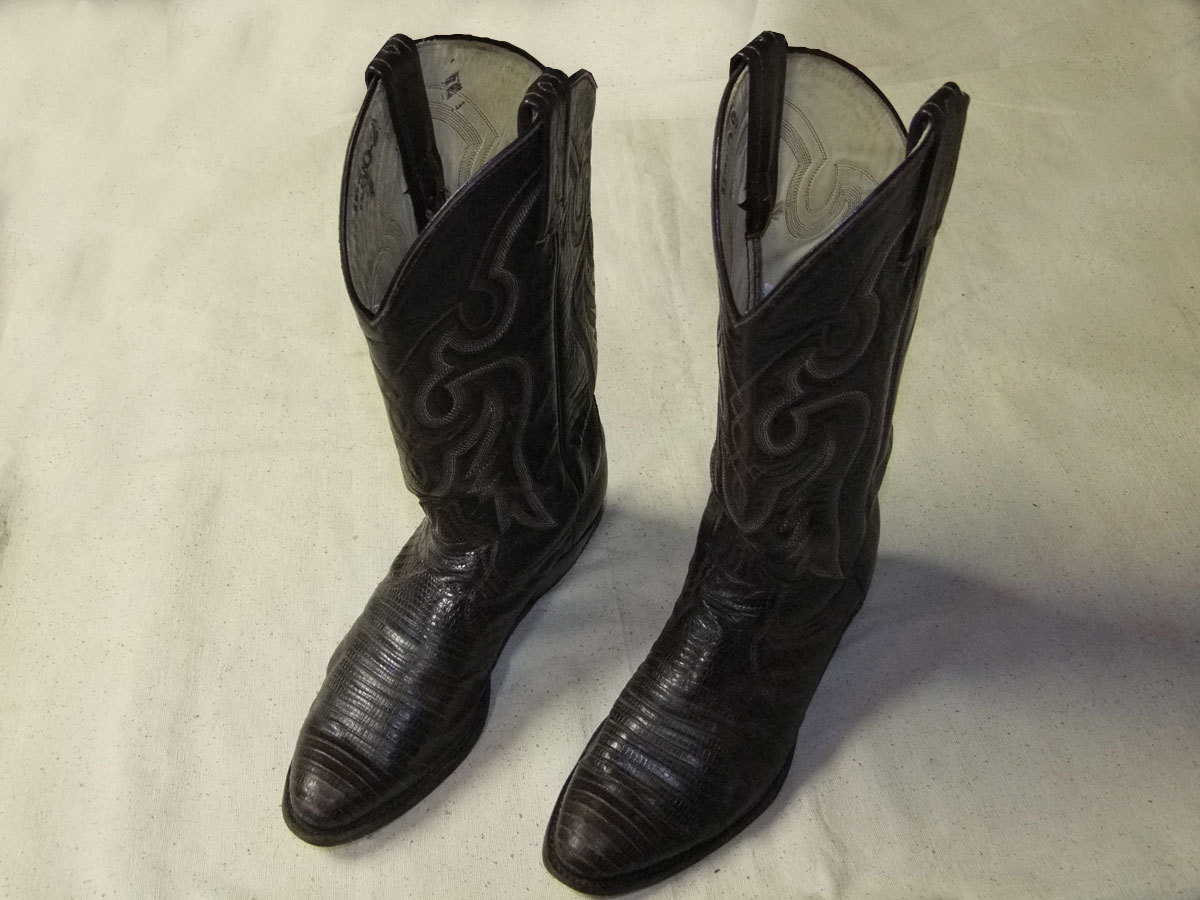 MENS TONY LAMA LIZARD SKIN LEATHER LEATHER LEATHER Marrone COWBOY stivali 7.5 D de46df MENS TONY LAMA LIZARD SKIN LEATHER LEATHER LEATHER Marrone COWBOY stivali 7.5 D de46df