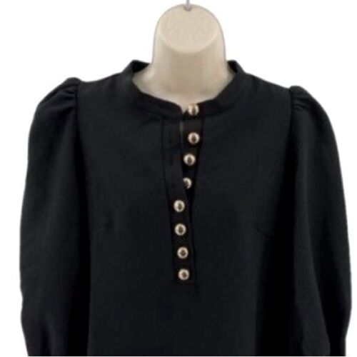 Pomander Place | NEW Samantha Puff Sleeve Mini Dress in Black Size XS - Picture 5 of 10