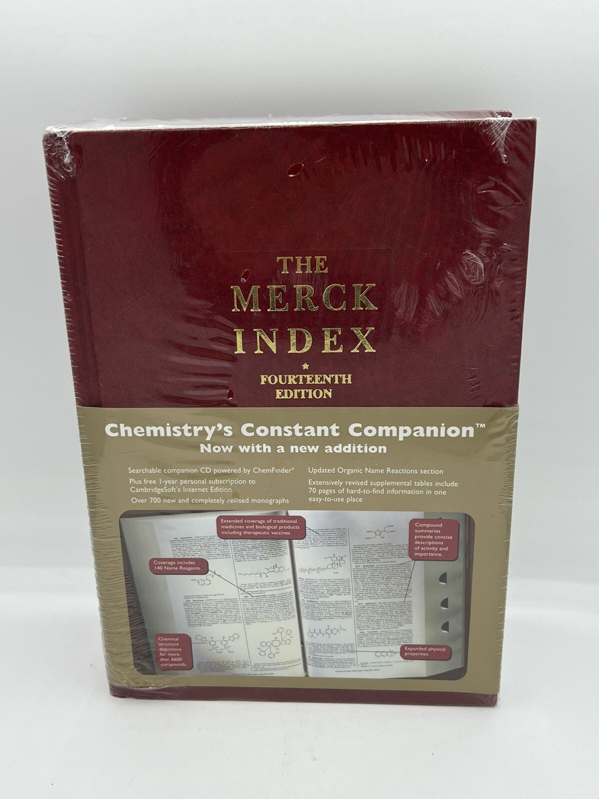 Ther Merck Index Book 14th Fourteenth Edition Brand New Sealed With CD