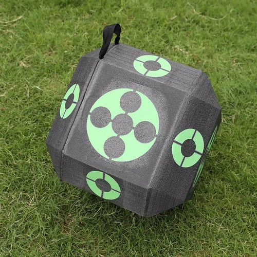 3D Archery Target Green High Density Polyhedral Foam Cube Shooting Tool 38*38cm - Picture 6 of 11