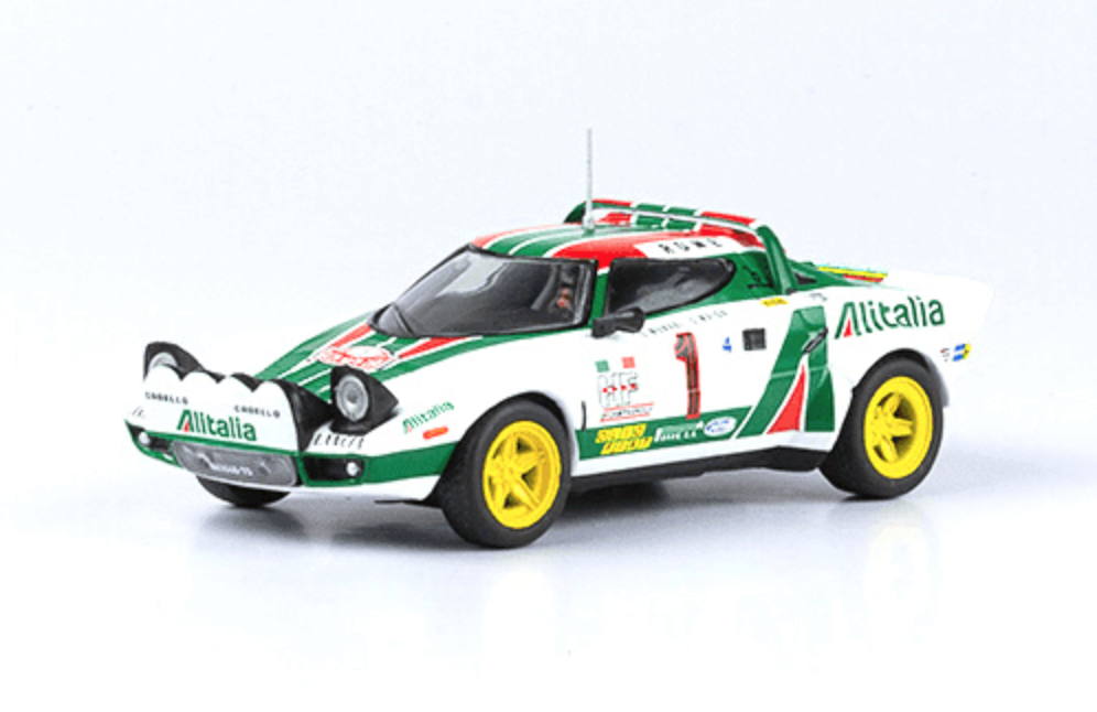 Lancia Stratos HF 1977 Munari Alitalia Rare Rally Diecast Car 1:43