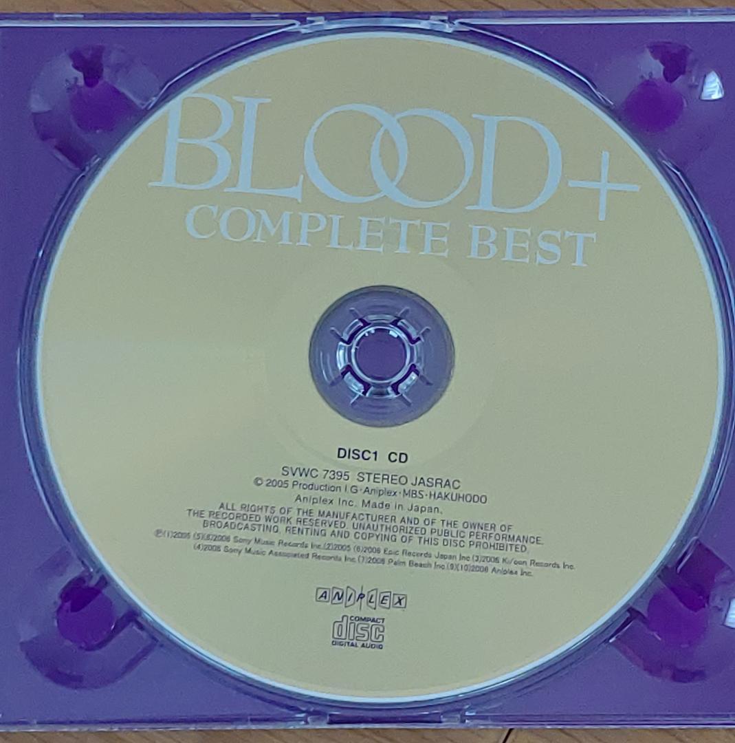 BLOOD+ COMPLETE BEST DVD + CD Set Anime BLOOD+ COMPLETE BEST DVD + CD Set Anime