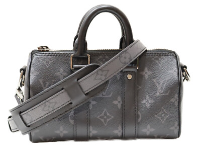AUTH LOUIS VUITTON KEEPALL BANDOULIERE 25 M46271 2WAY BAG AUTH LOUIS VUITTON KEEPALL BANDOULIERE 25 M46271 2WAY BAG
