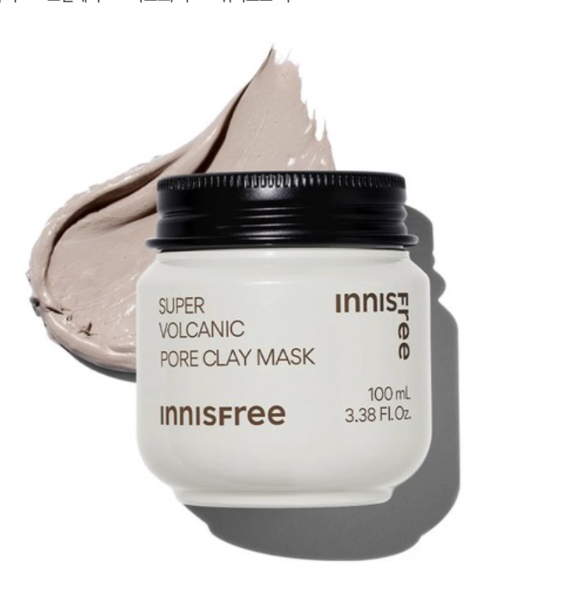 Mascarilla de poros de hongo súper volcánico Innisfree 100 ml - Korea Beauty Foto 4 de 4