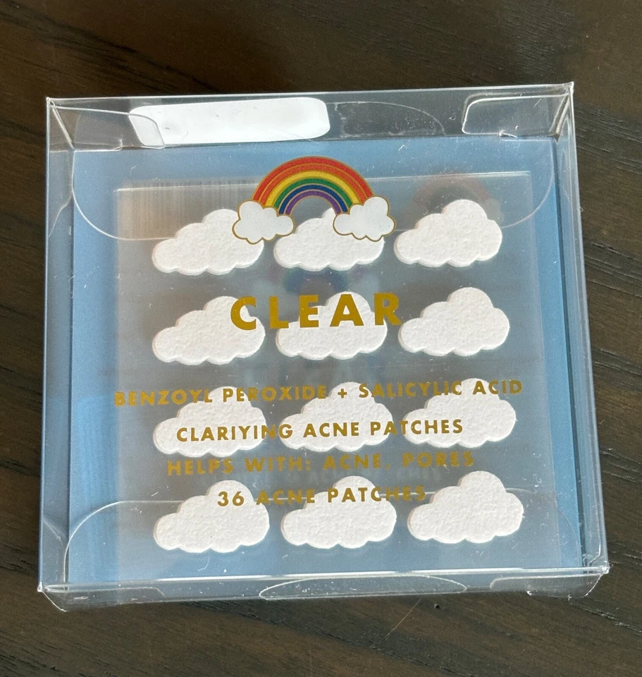 Parches clarificantes de espinillas en la nube de acné transparentes - ácido salicílico - 36 unidades - NUEVO Foto 2 de 3