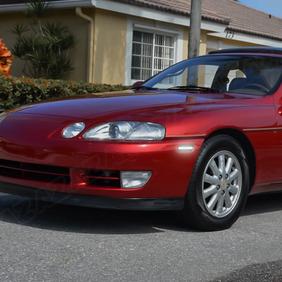 For Lexus 1992-2000 SC300 SC400 LED Front Bumper Turn Signal Side Marker Lights Foto 3 de 4