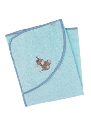 Sterntaler Badetuch 80x80cm Emmi blau Sterne mit Name bestickt/personalisiert