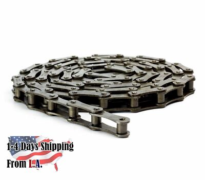 #A2060 Conveyor Roller Chain 10 Feet with 1 Connecting Link - Double Pitch