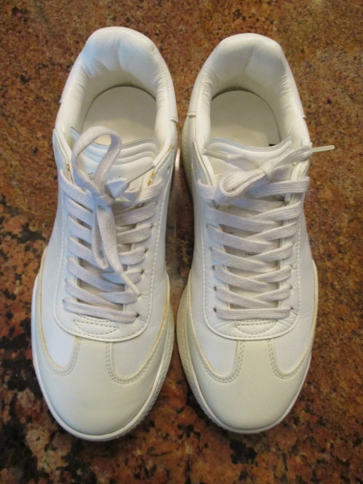 Stella McCartney Loop authentic white faux leather sneakers trainers 36 6 - Image 3 of 4