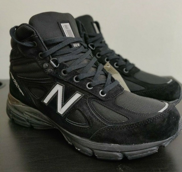 New Balance 990 v4 Men's Sneaker Boots Trail Running Black Made In USA ...