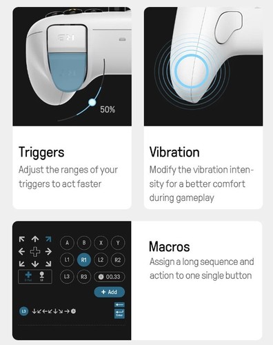 8BitDo Ultimate 2.4G controller di gioco wireless effetto Hall PC iPhone Android - Foto 19 di 24