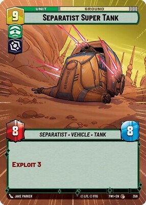 Separatist Super Tank Hyperspace - TWI 359 NM - Star Wars Unlimited