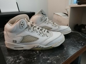 nike jordan 5 white