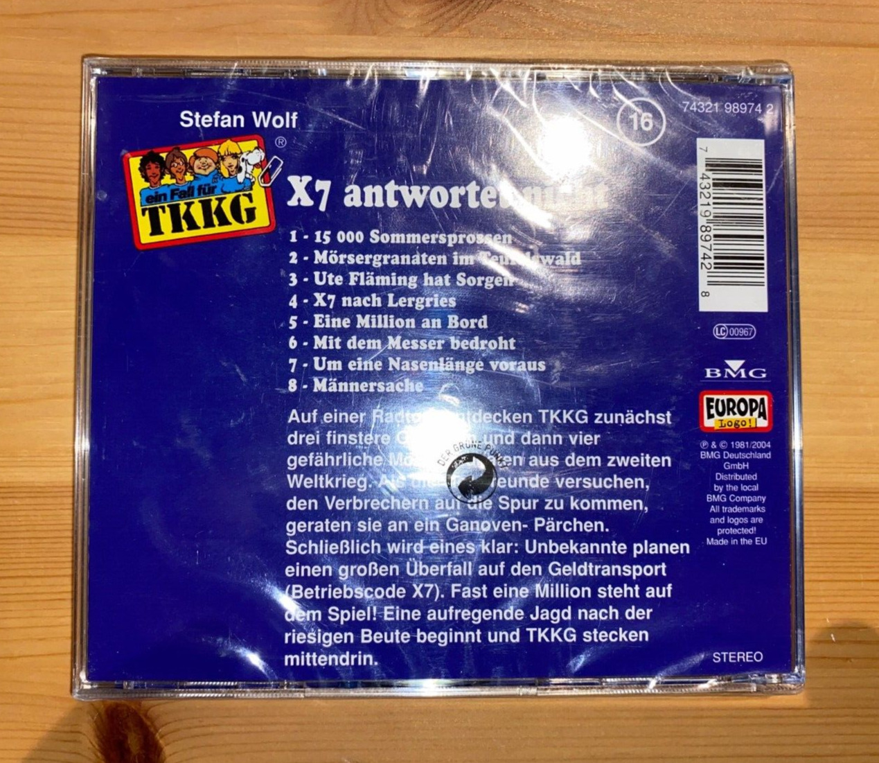 Thumbnail - Tkkg - X7 Antwortet Nicht 16 - Top Hörspiel Cd Neu & Ovp