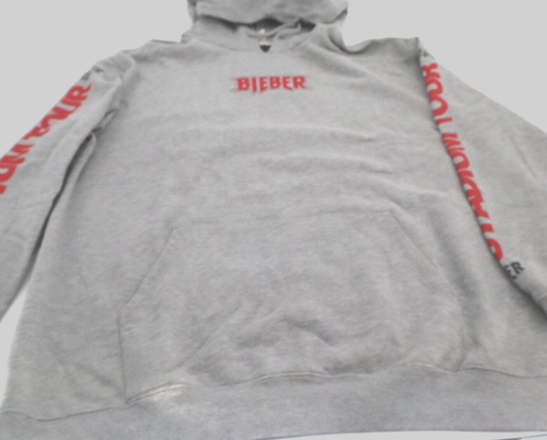Felpa con cappuccio pullover Justin Beiber Stadium Tour grigio XL - Foto 14 di 14