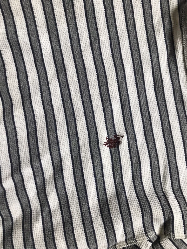 Camisa térmica de manga larga para hombre Polo Assn tejido gofre cuello redondo talla 2XL Foto 3 de 4