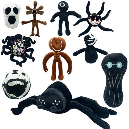 New Doors Plush Toy Doll Roblox Game Screech Jeff Monster Stuffed Doll Kids Gift - Picture 10 of 127
