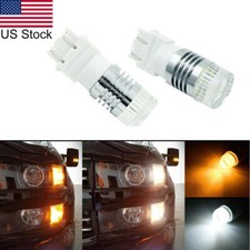 For Chevrolet Silverado 1500 2500 2x Switchback 3157 LED Turn Signal Light Bulbs