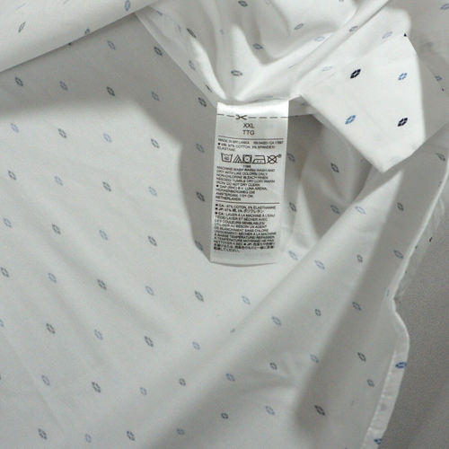 Camisa Banana Republic Botón Para Hombres 2XL Calce Ajustado Geométrica Resistente a las Arrugas Nueva - Imagen 4 de 12