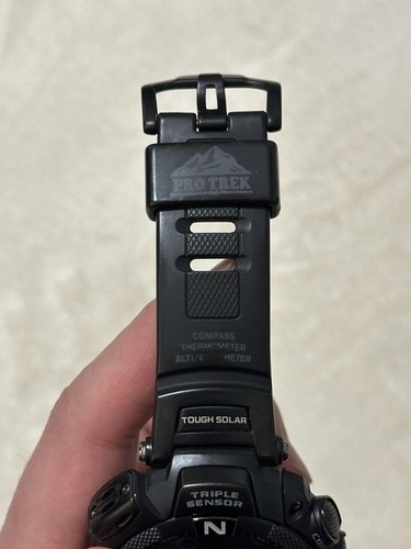 Casio Pro Trek Digital Wristwatch PRW-1500YJ-1JF Solar Radio Controlled Japan - Picture 12 of 13