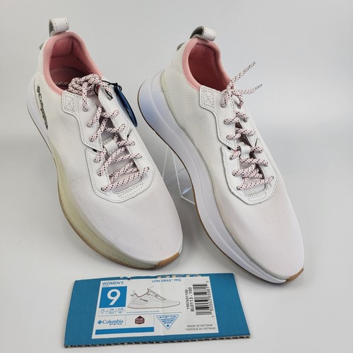 Columbia PFG Womens Low Drag PFG Boat Shoes Size 9 White Rosewater NWOB - Picture 3 of 9