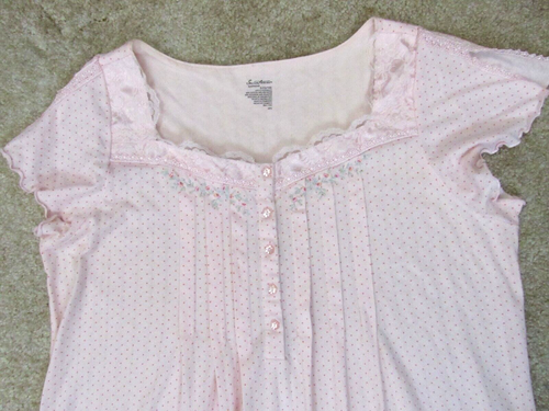 Secret Treasures Nachthemd Damen Gr. L (12-14) Schlafkleid Rosa Nachtwäsche - Bild 5 von 7