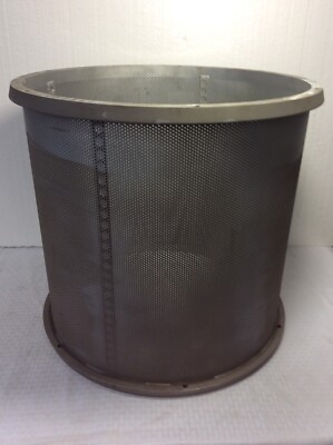 Voith Sulzer 12 116505 Pressure Screen Basket 2.4mm Holes ID-495xOD-530xL-500mm