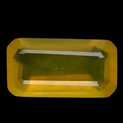 Shola Genuine 8.38 Ct Natural Yellow Fire Opal from Mexico