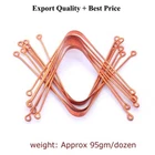 Free Shipping 12 pcs Copper Tongue Cleaner Ayurvedic Tongue Scraper Oral Hygiene