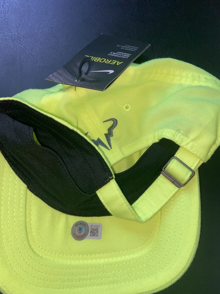Boné Nike assinado por RAFA RAFAEL NADAL FRANCÊS ABERTO EUA WIMBLEDON AUSTRALIAN BAS! - Imagem 2 de 3