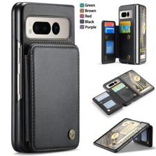 For Google Pixel Fold 10 Pro XL 9 8 Magnetic Leather Flip Stand Card Wallet Case