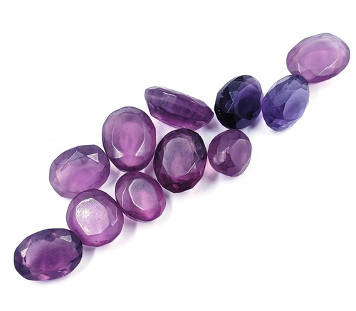 Purple Montana Sapphire 100 CT LOT AAA Natural IGL Oval Shape Loose Gemstone AAW - 第 1/11 張圖片