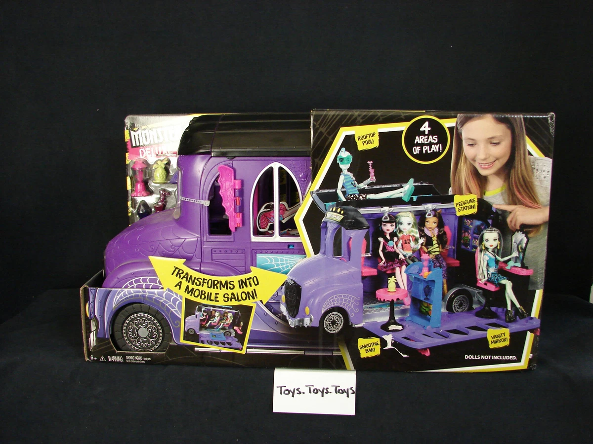 Monster high hotsell salon bus