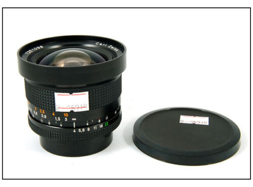 Ex+ Contax Carl Zeiss Distagon T* Objektiv 18 mm f/4 mmj schwarz mit Kappen - Bild 1 von 12