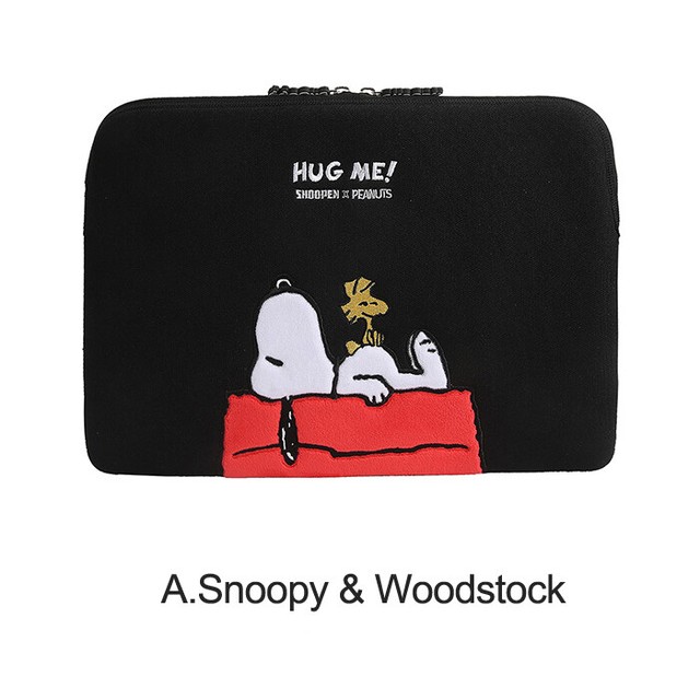 Peanuts Snoopy Collectible 15" 16" Laptop Notebook Pouch Sleeve Clutch