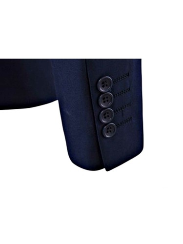 Mens Gentleman Suit Formal Dinner Suits Button Tuxedo Jacket Blazer Trousers Set - Picture 26 of 36