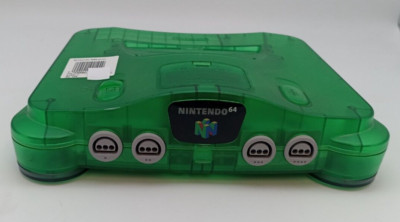 Nintendo N64 Konsole Clear Jungle Green mit  orig. Controller grün *HÄNDLER*