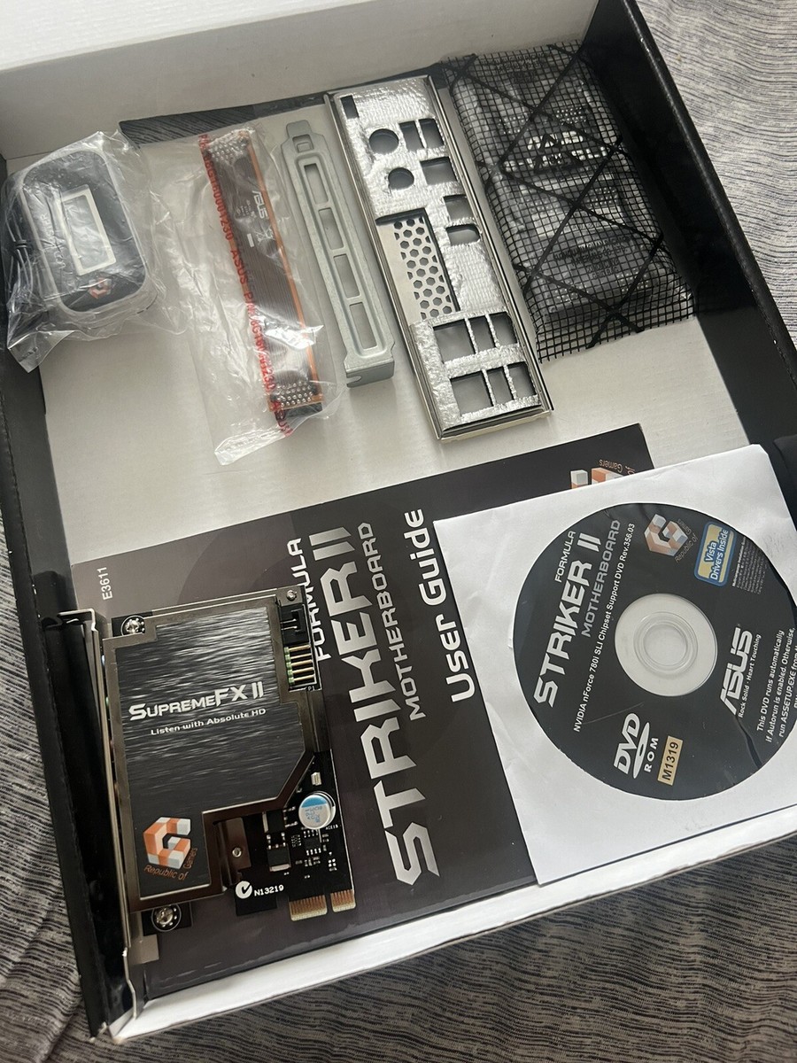 Asus Striker 2 Ii Formula Motherboard Nvidia Nforce 780i Sli