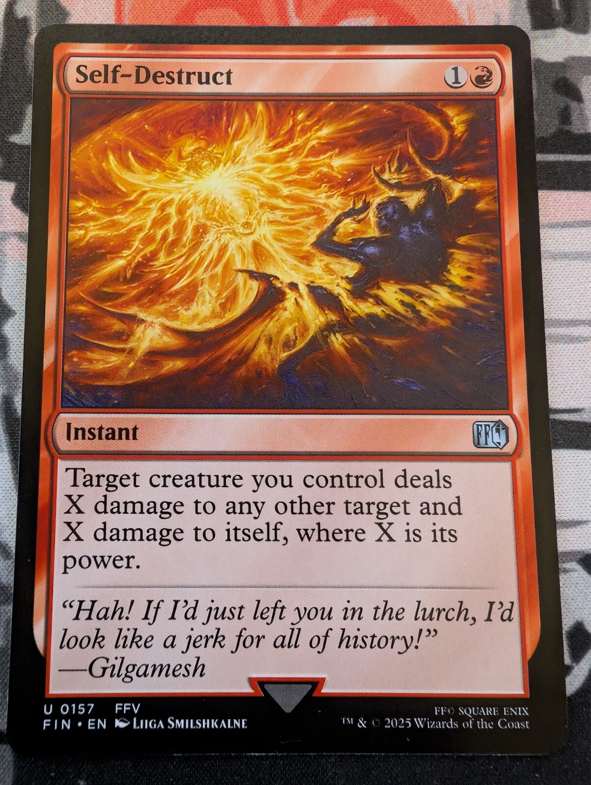 Self-Destruct Final Fantasy Regular - NM #157 MTG FIN