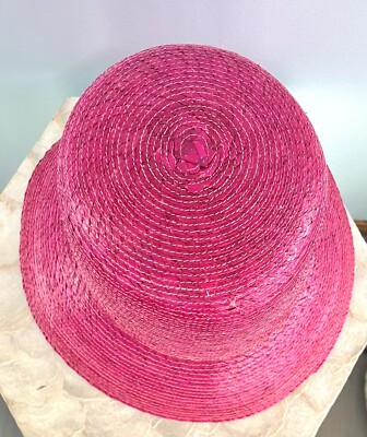 ASN 100% Palm Leaf Pink Florette Sun Hat O/S NWT New $89 Berta Palm Hat – Sunshine Tienda® main image 3