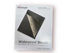 Sunmight Waterproof Wet or Dry Sandpaper Sheets (220-2500 Grit, 50 Pcs)