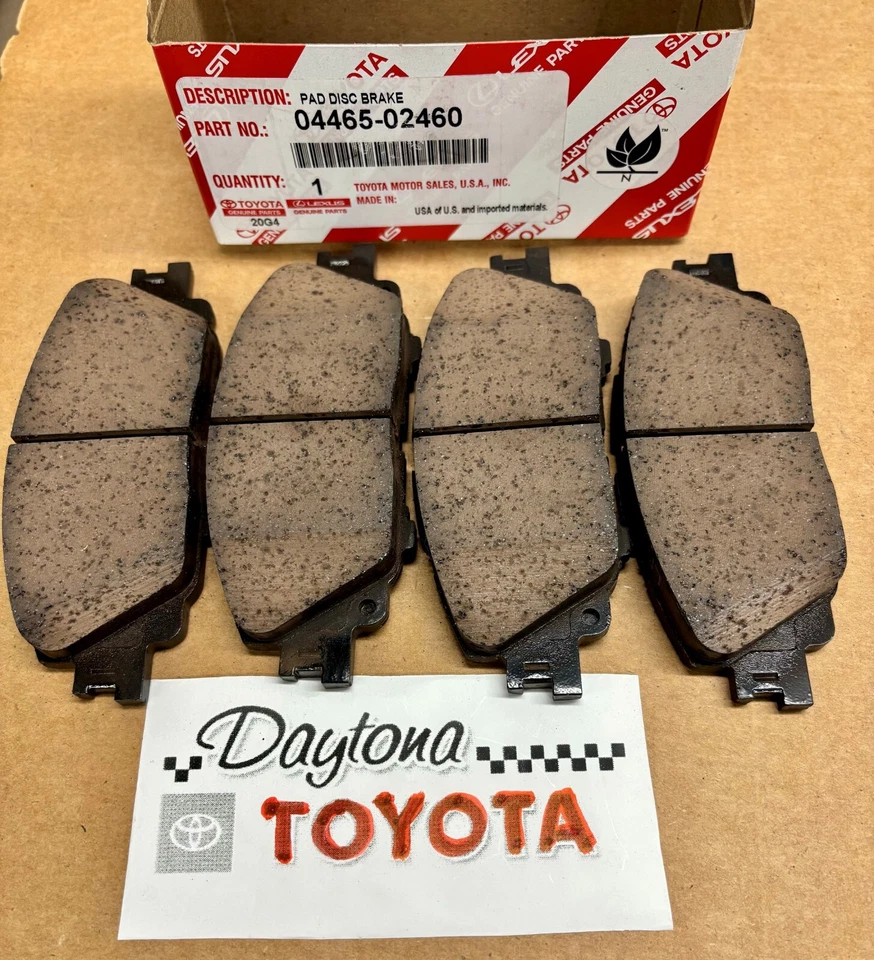 Pastillas de freno delanteras originales Toyota 04465-02460 1971-1980, 2020-2025 Corolla Foto 3 de 4