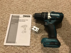Brand-New-Makita-XPH12Z-18V-Brushless-1-2-034-Hammer-Driver-Drill-Bare-Tool-XPH12