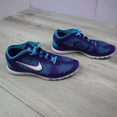 Nike Damen 8 Free Balanza 3.0 lila & blau Schnürschuhe Laufschuhe 599268-500 - Bild 4 von 11