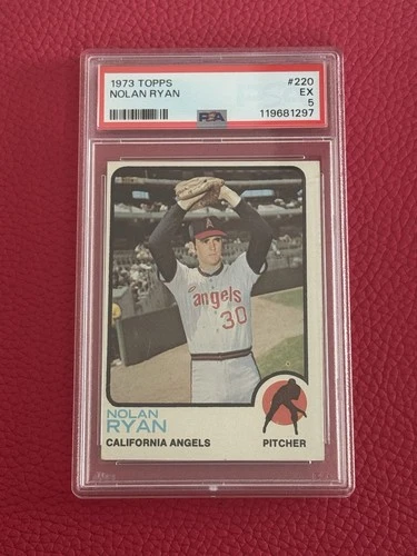 1973 Topps Nolan Ryan #220 PSA 5 EX – Hall of Fame Flame Thrower – FRESH SLAB