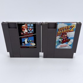 Super Mario Brothers/Duckhunt and Super Mario Bros. 2 (Nintendo NES, 1988)