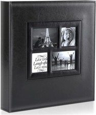 Ywlake Photo Album 4x6 500 Pockets Photo, Extra Large 500 Pockets, Black