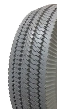 2.80x2.50-4  4Ply Gray Sawtooth Tire w/ Tube