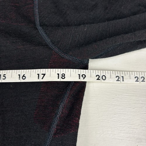 Smartwool Intraknit 200 Mens Medium Black Stretch Merino Thermal Base Layer - Picture 4 of 6